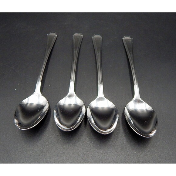 Supreme Cutlery by Towle Chestnut Hill Teaspoon Glossy Stainless Japan Lot 4 (A) - Picture 7 of 8